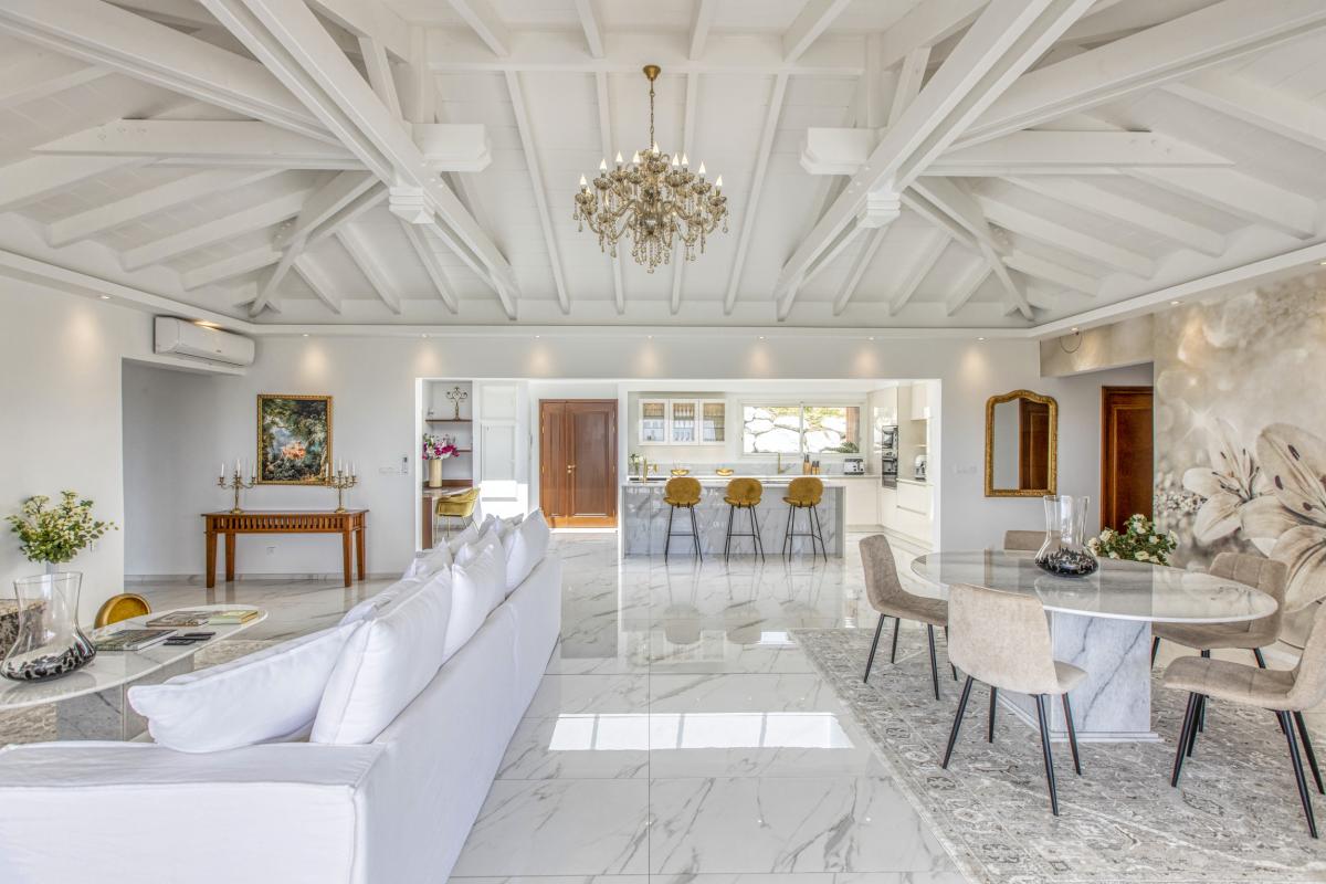 12 Location villa Baie Orientale Saint Martin_salon